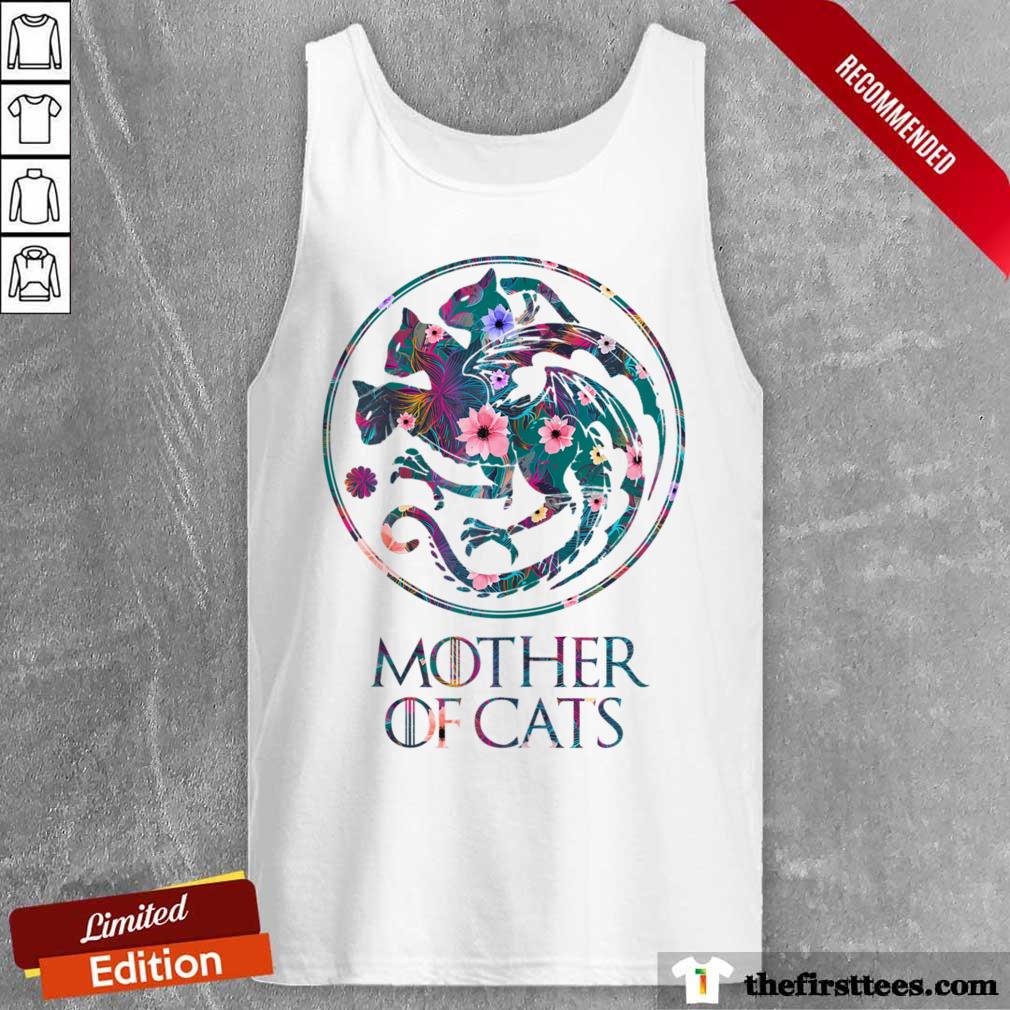 Mother Of Cats Mix Flower Shirt