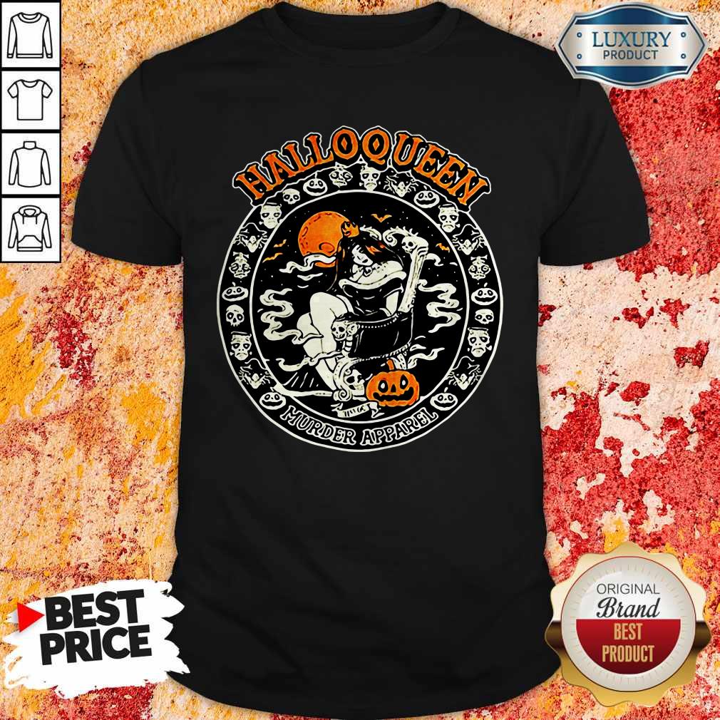 Murder Apparel Skeleton Pumpkin Halloween Shirt