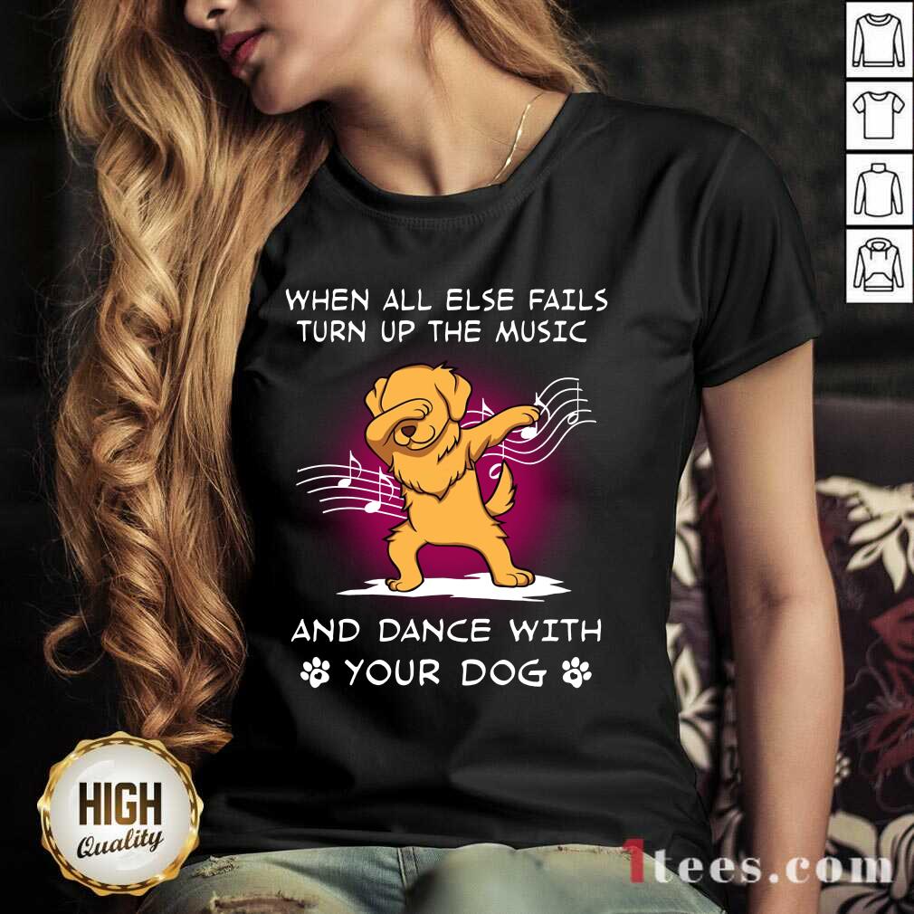 Music And Dance With Your Golden Dog Shirt