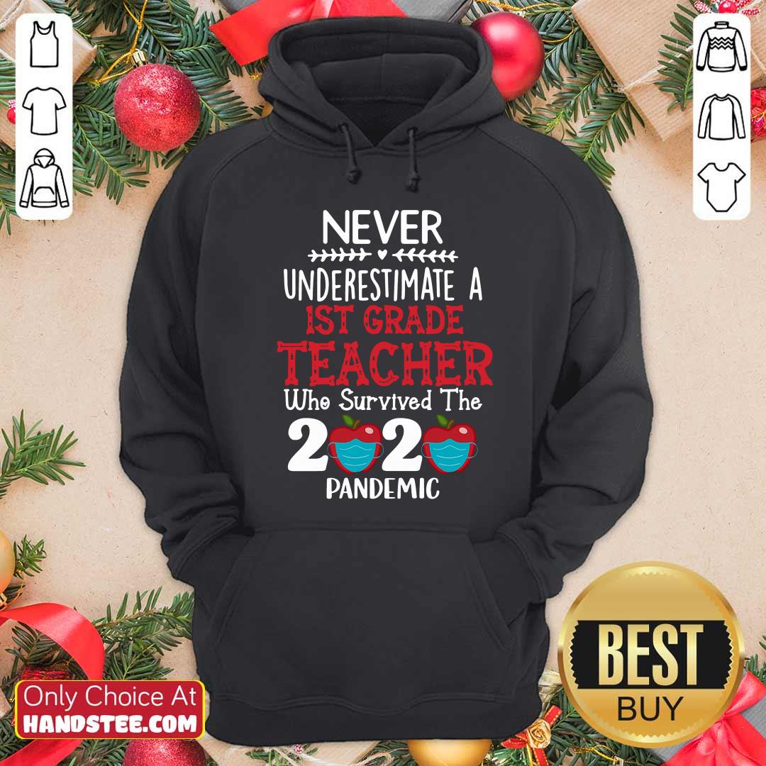 Never Underestimate A 1st Grade Teacher Who Survived 2020 Pandemic Shirt