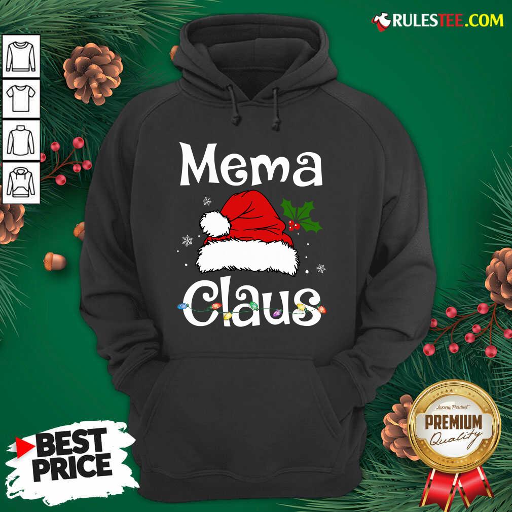 New Beautiful Mema Claus Christmas Family Group Matching Pajama Shirt