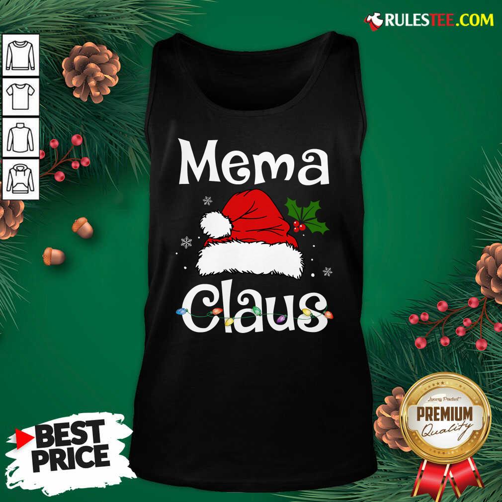New Beautiful Mema Claus Christmas Family Group Matching Pajama Shirt