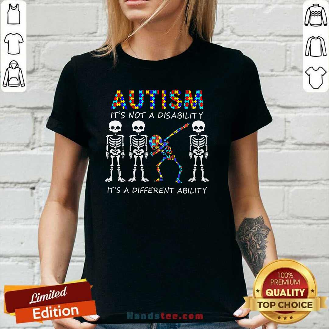 Nice 8 Autism Its A Different Ability Shirt