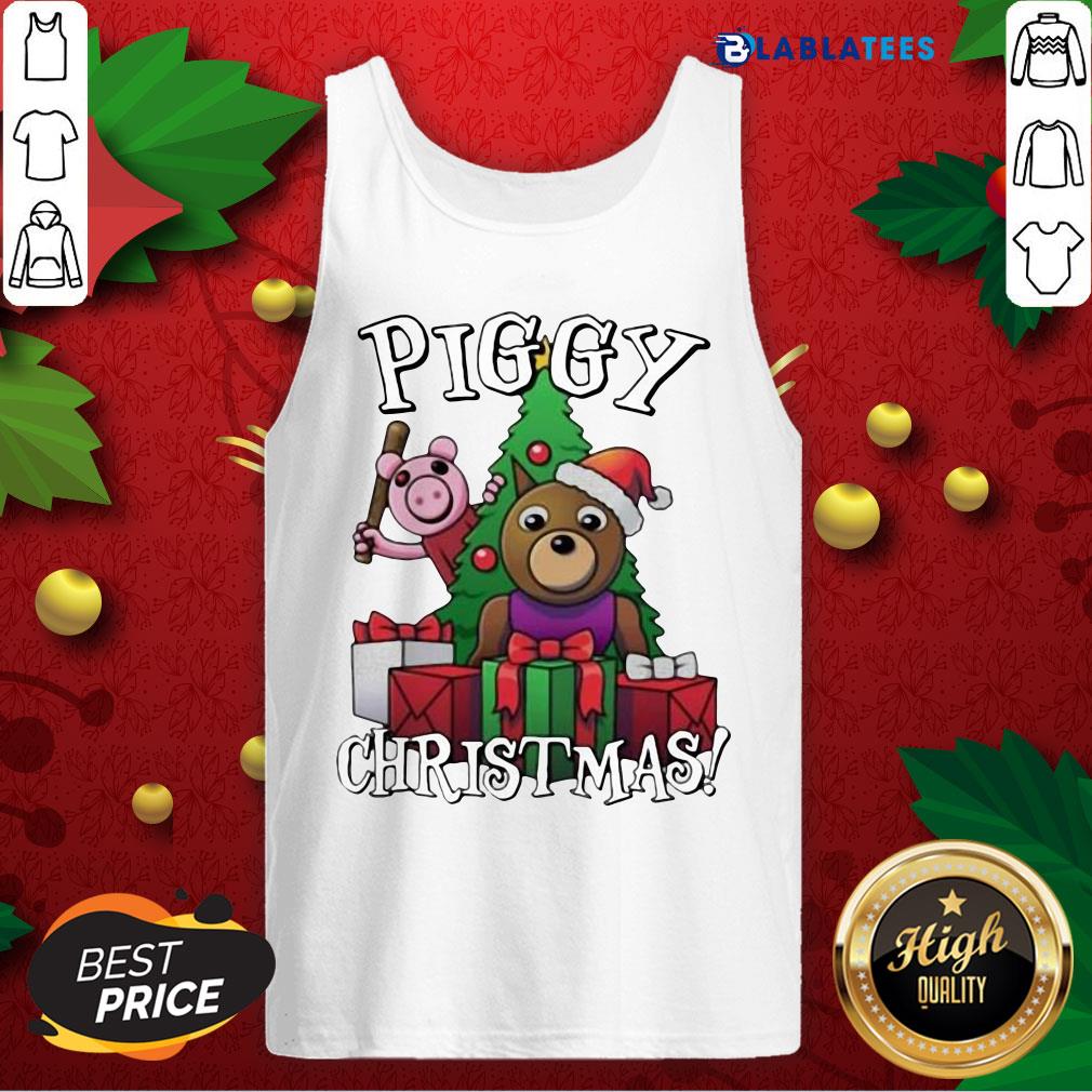 Nice Bear And Pig Piggy Christmas Shirt