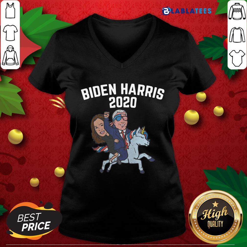 Nice Biden Harris 2020 Unicorn Funny Joe Kamala Politics Democrat Tee Shirt