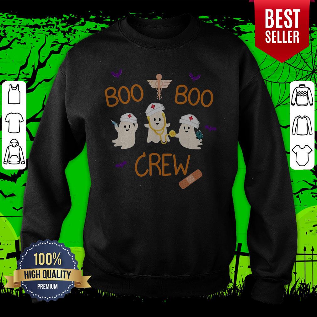 Nice Boo Ghost Boo Crew Halloween Day Shirt