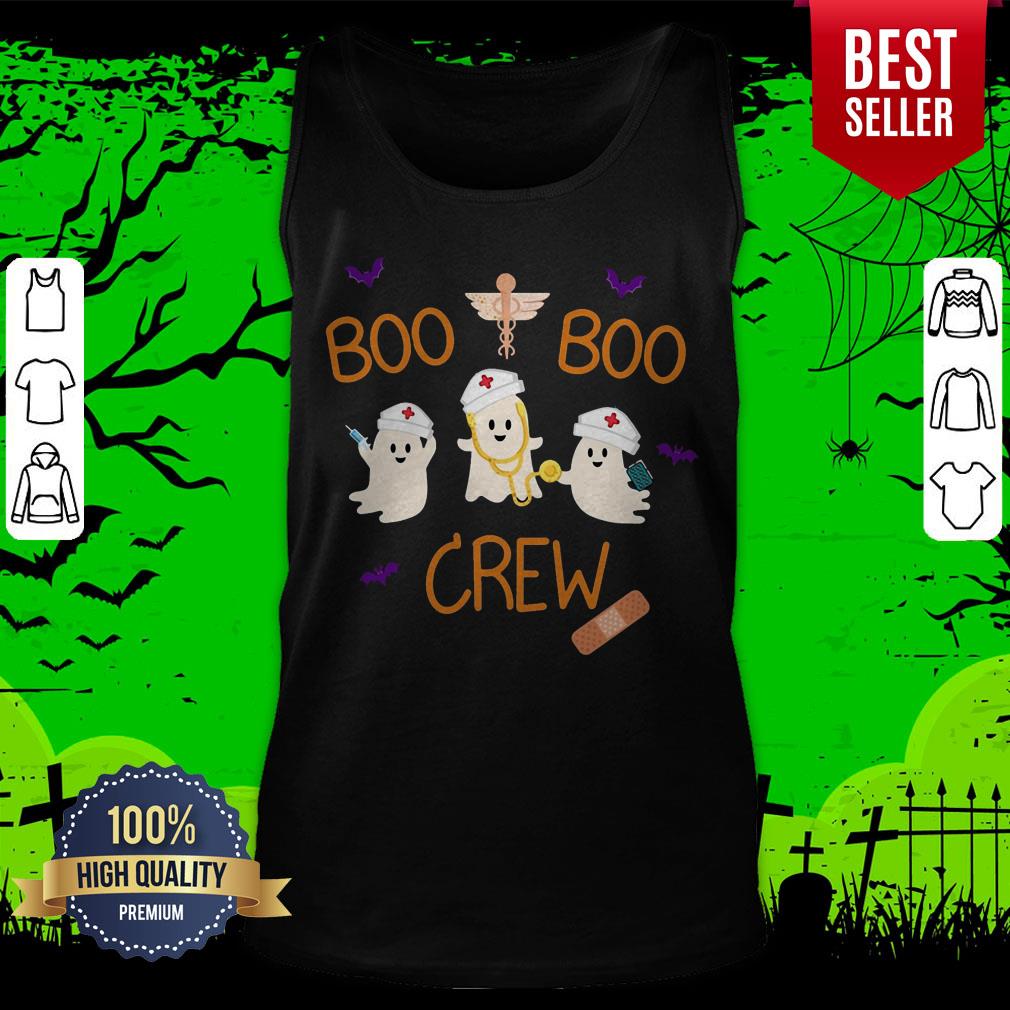 Nice Boo Ghost Boo Crew Halloween Day Shirt