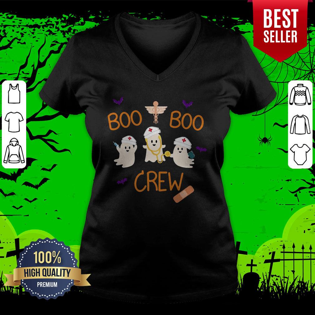 Nice Boo Ghost Boo Crew Halloween Day Shirt