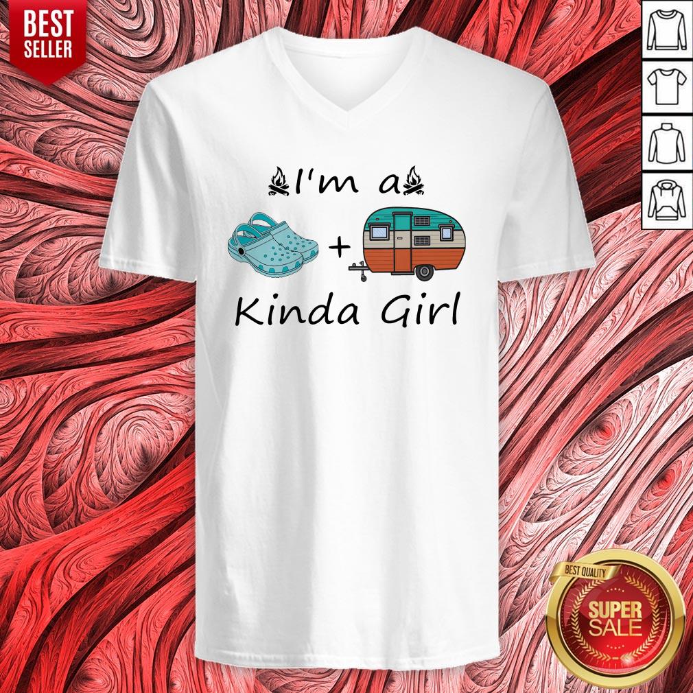 Nice Camping I’m A Kinda Girl Shirt