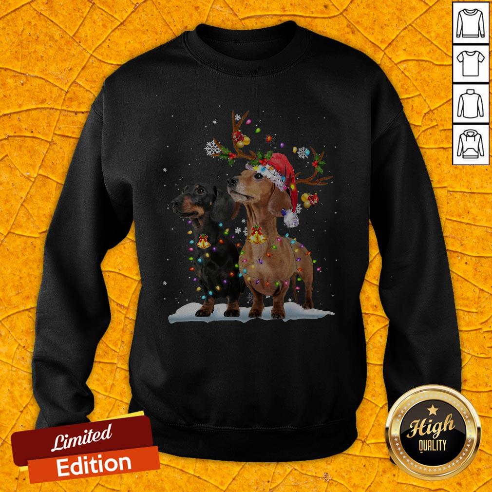 Nice Daschund Light Christas Shirt