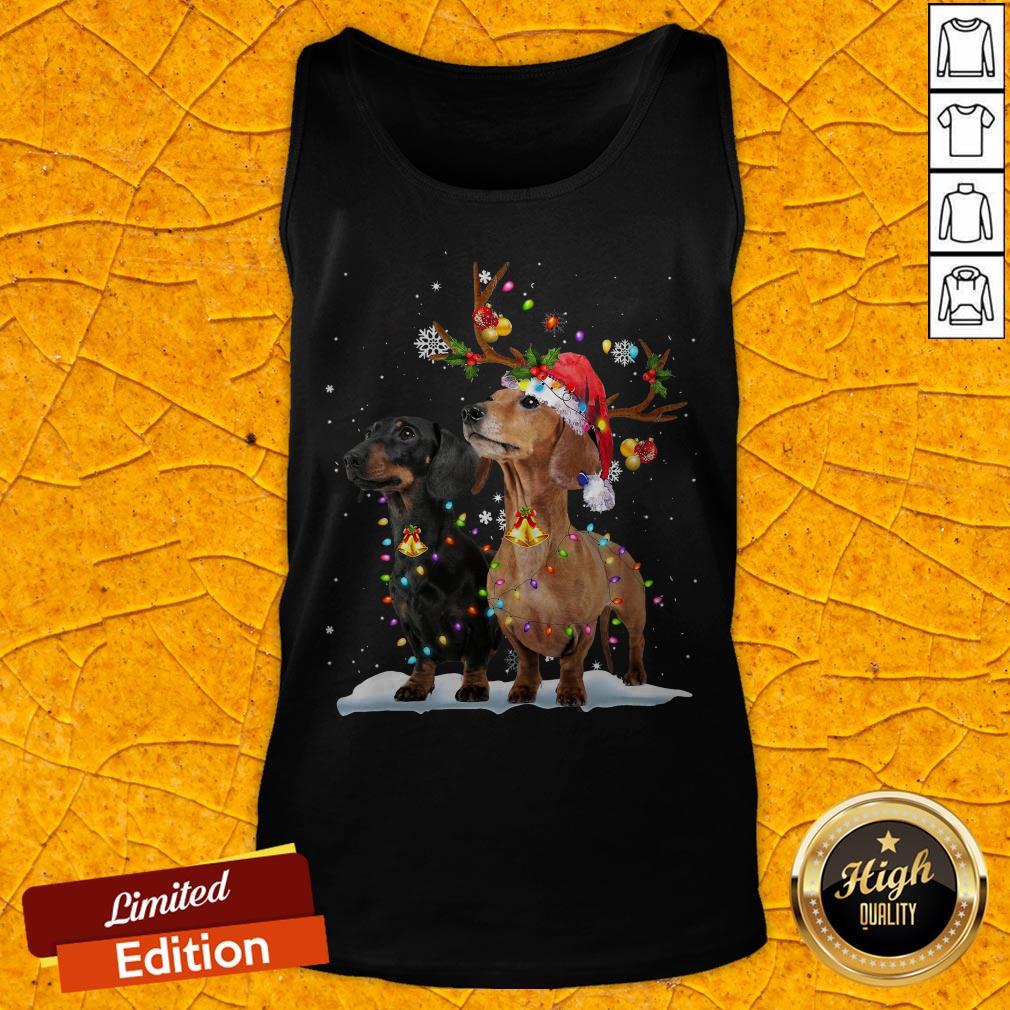 Nice Daschund Light Christas Shirt