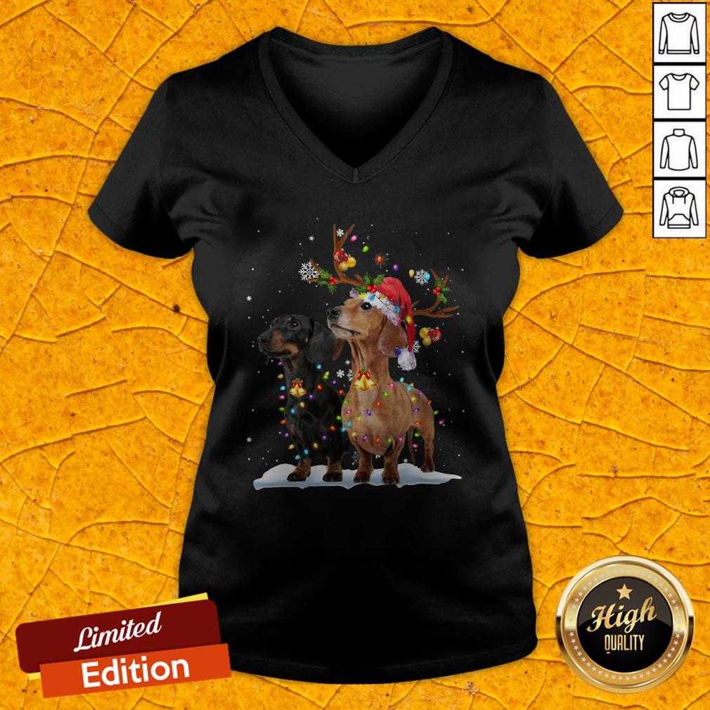 Nice Daschund Light Christas Shirt