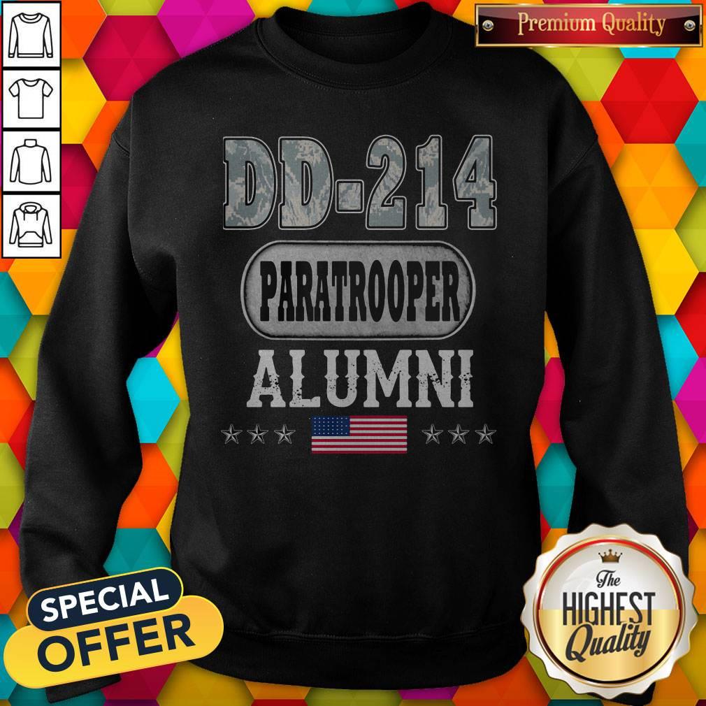 Nice DD-214 Air Force Alumni American Flag Shirt