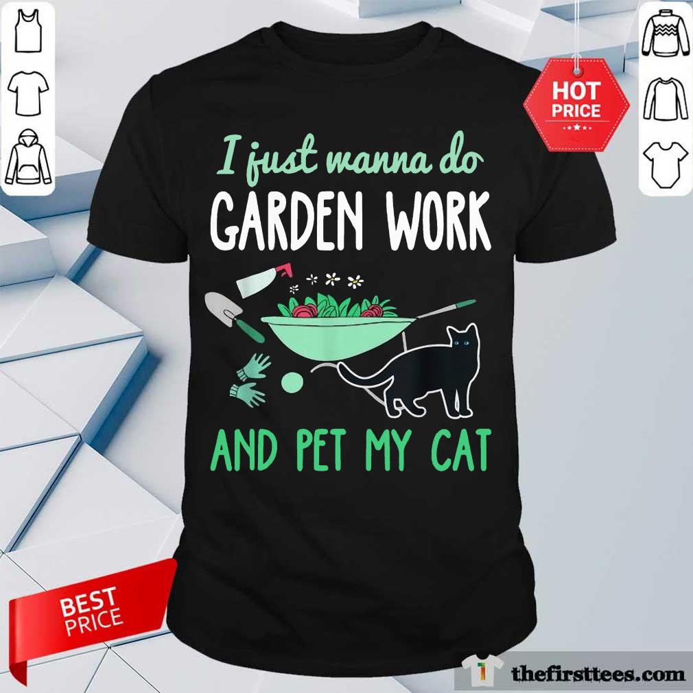 Nice Gardening Cat Lover Shirt