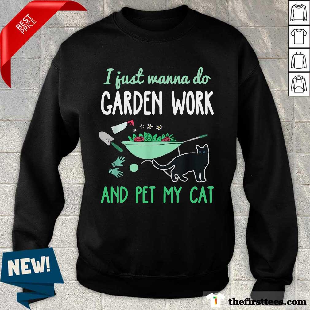 Nice Gardening Cat Lover Shirt
