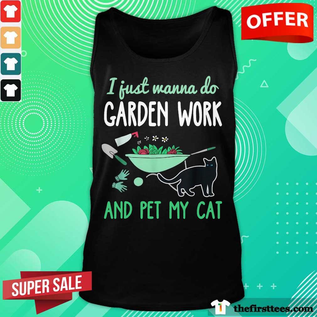 Nice Gardening Cat Lover Shirt