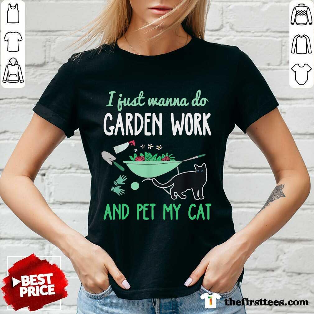 Nice Gardening Cat Lover Shirt