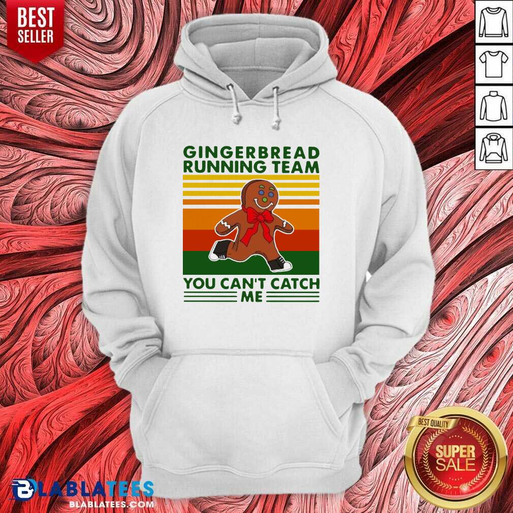 Nice Gingerbread Running Team You Can'T Catch Me Vintage Shirt