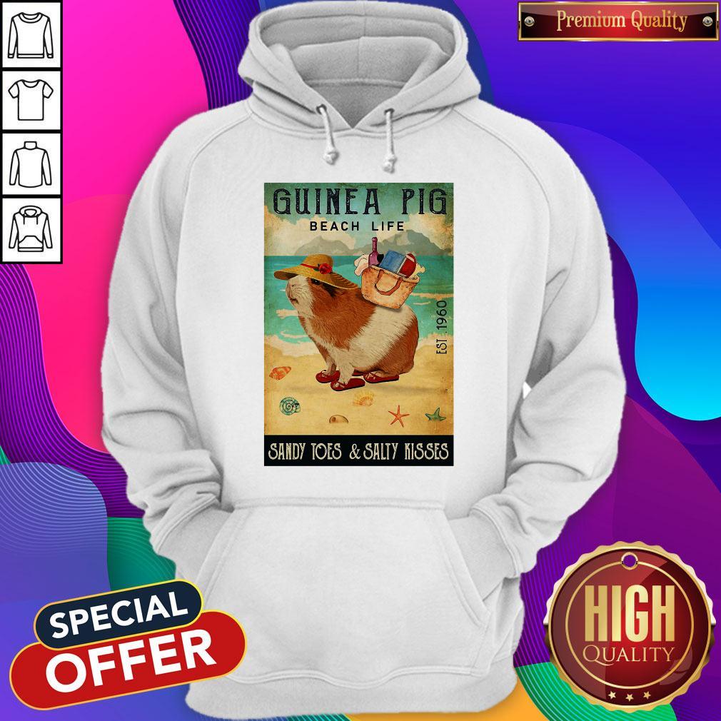 Nice Guinea Pig Beach Life Sandy Toes And Salty Kisses Shirt