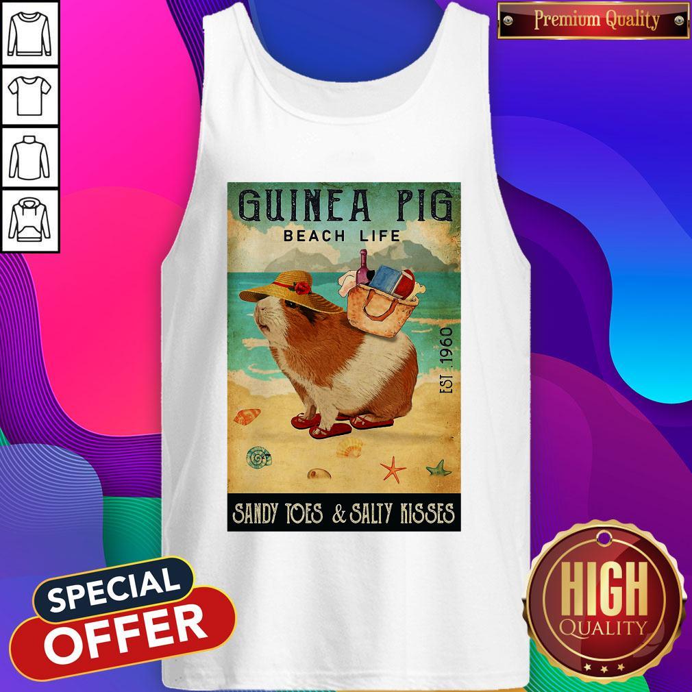 Nice Guinea Pig Beach Life Sandy Toes And Salty Kisses Shirt