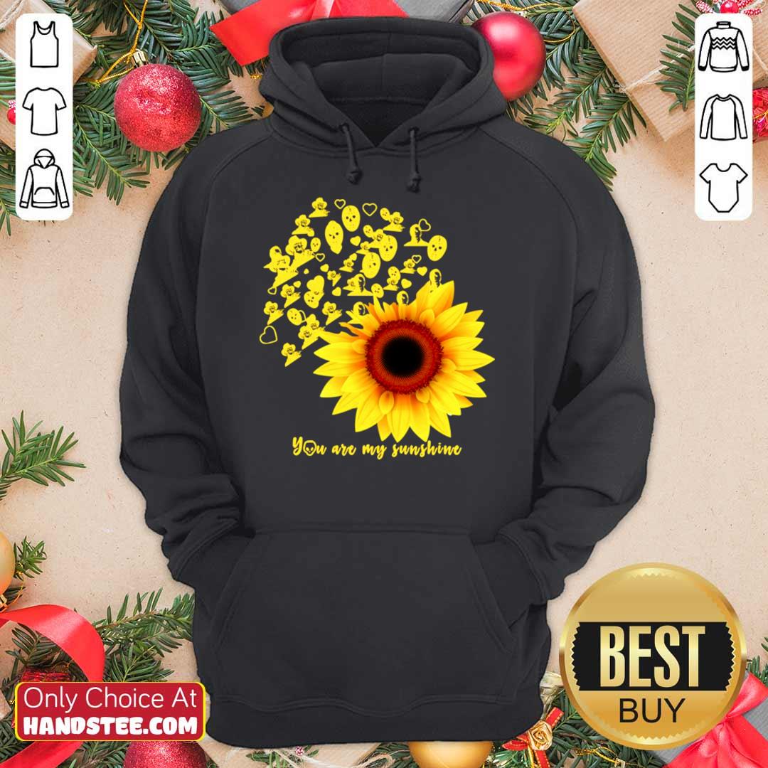 Nice Horror Character Sunflower You Are My Sunshine Shirt