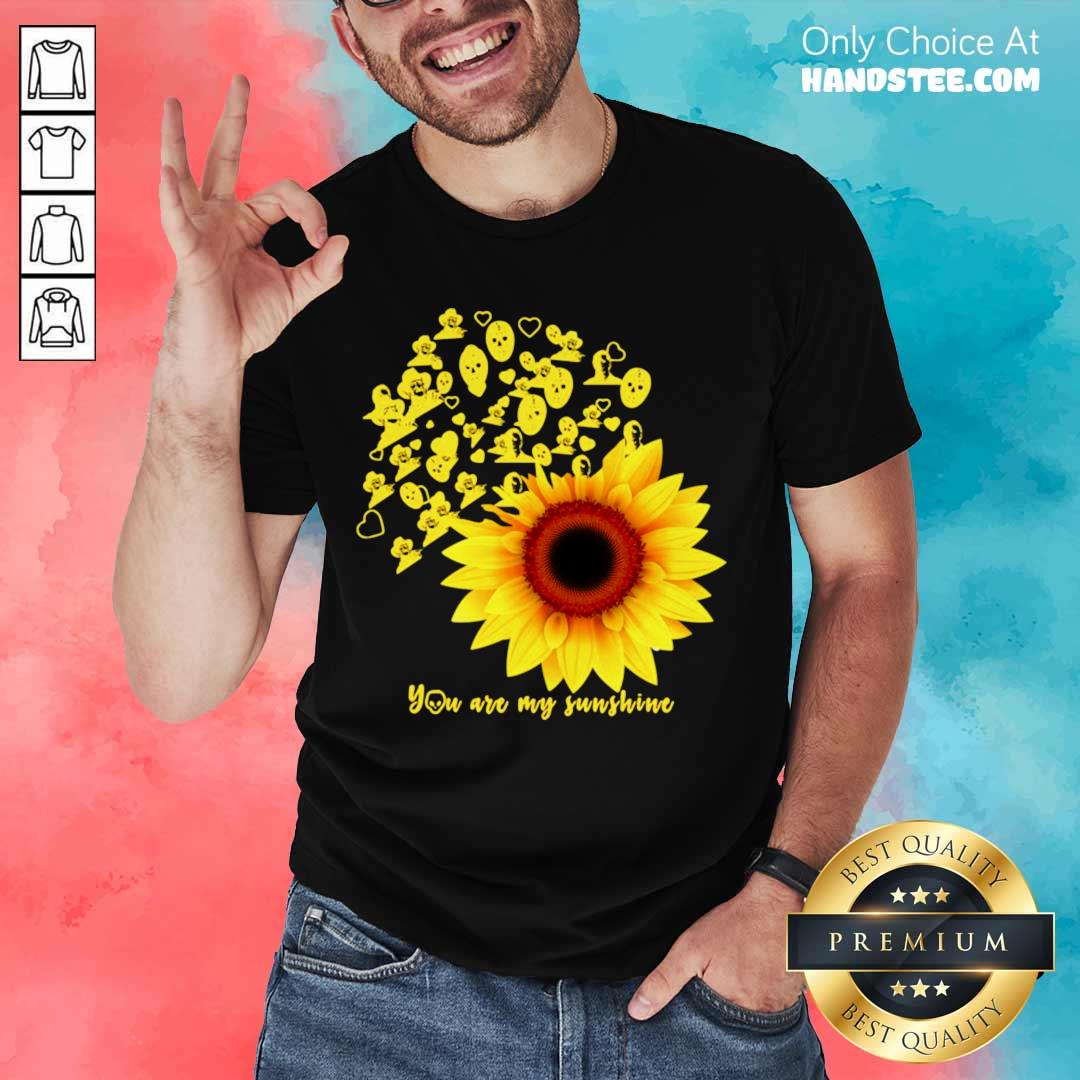 Nice Horror Character Sunflower You Are My Sunshine Shirt