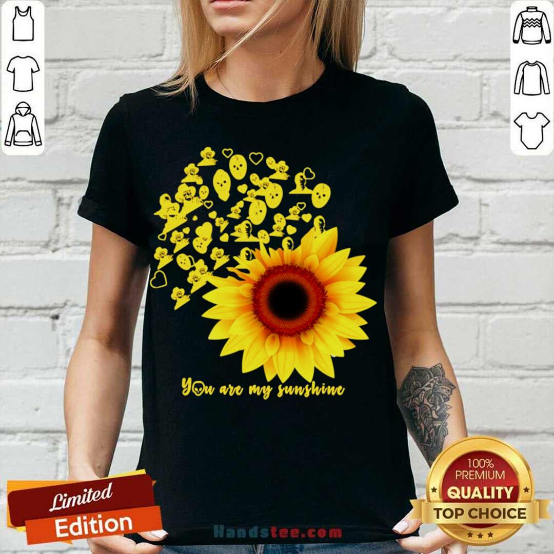 Nice Horror Character Sunflower You Are My Sunshine Shirt