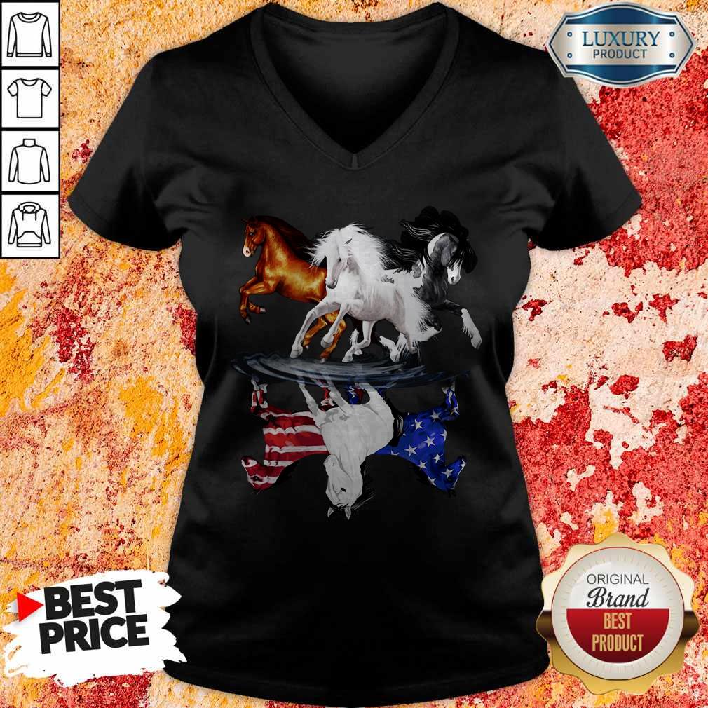 nice-horses-water-reflection-4th-of-july-v-neck.jpg