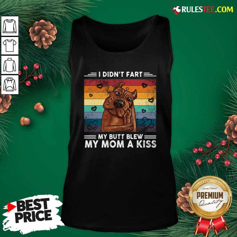 Nice I Didn’t Fart My Butt Blew My Mom A Kiss Vintage Retro Shirt