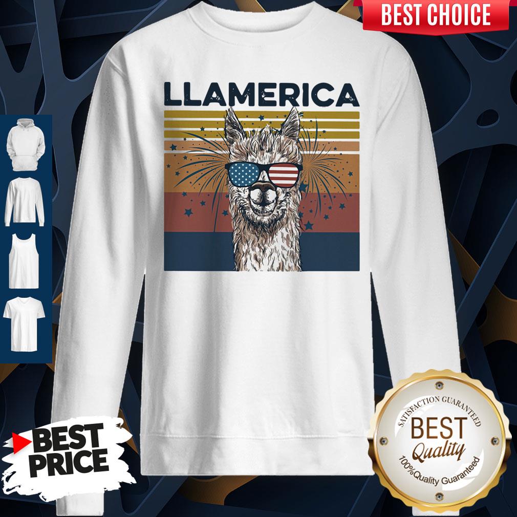 Nice Independence day American Flag Llamerica vintage shirt