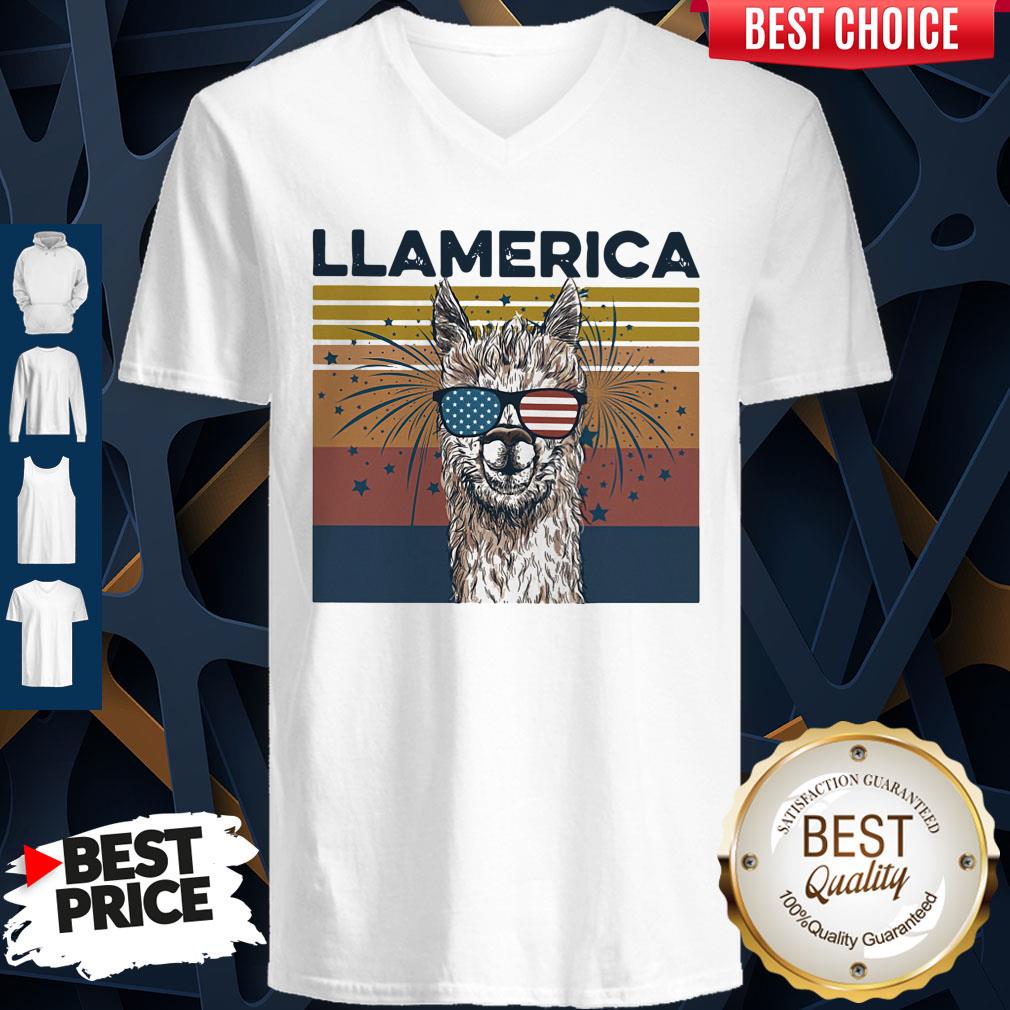 Nice Independence day American Flag Llamerica vintage shirt