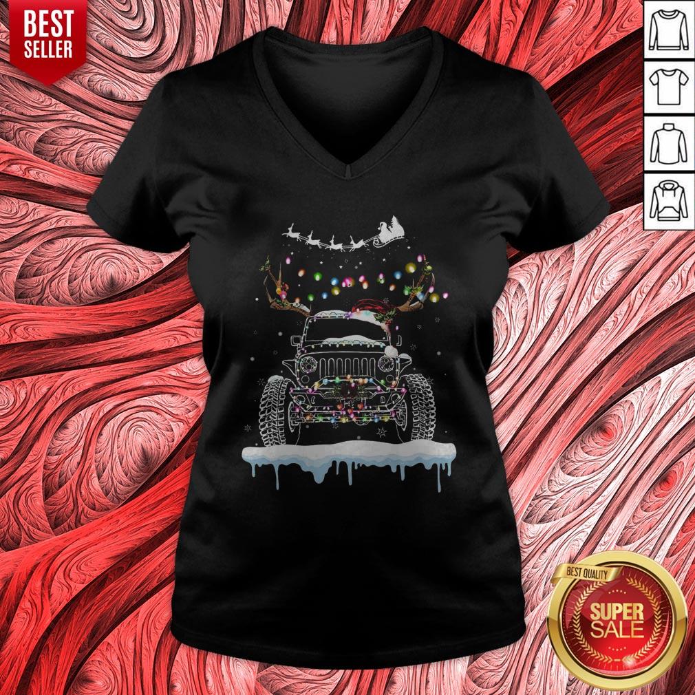 Nice Jeep Merry Christmas Shirt