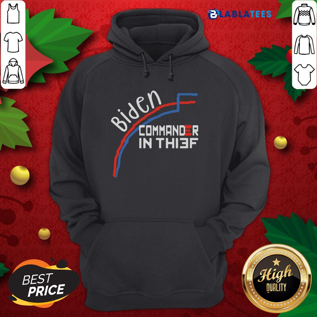 Nice Joe Biden Commander In Thief Benford’s Law Trump Shirt