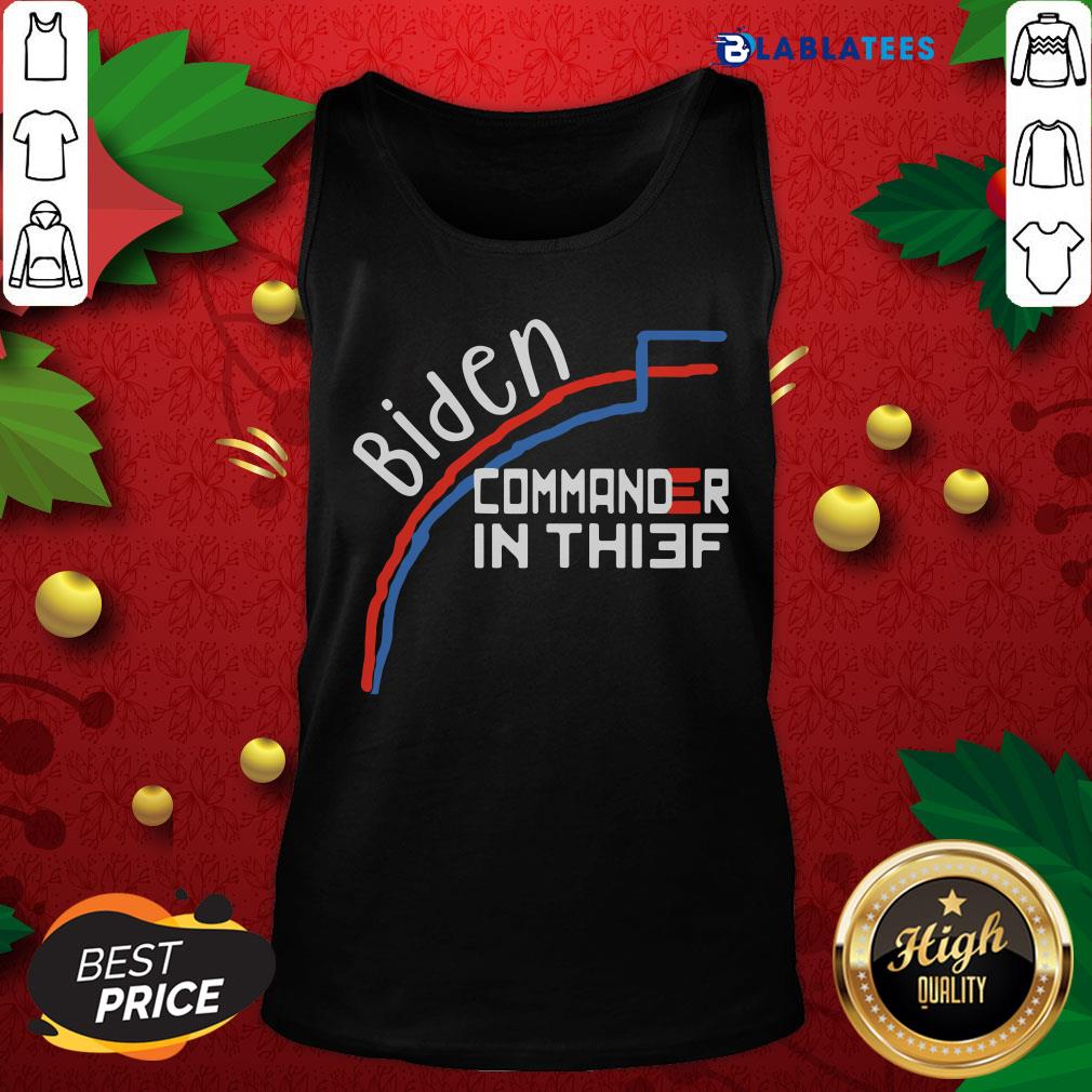 Nice Joe Biden Commander In Thief Benford’s Law Trump Shirt