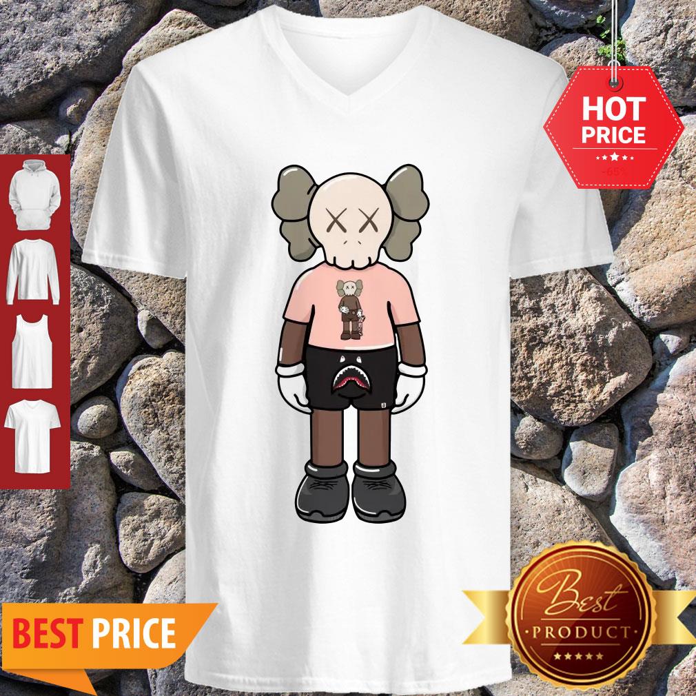 Nice Kaws With Kaws Shirt And Bape Shark Pant Shirt