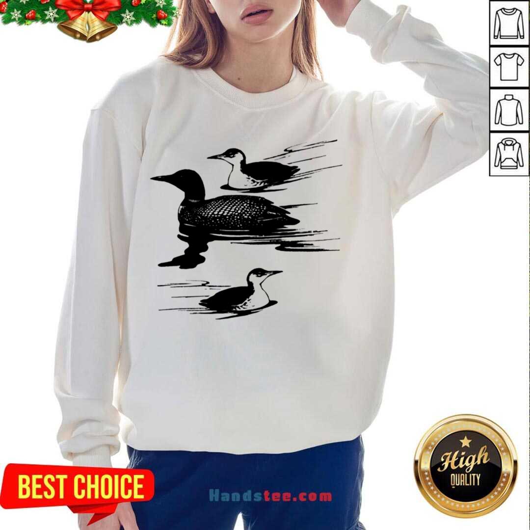 Nice Loons Beautiful Birds Freshwater Lake Birds Shirt