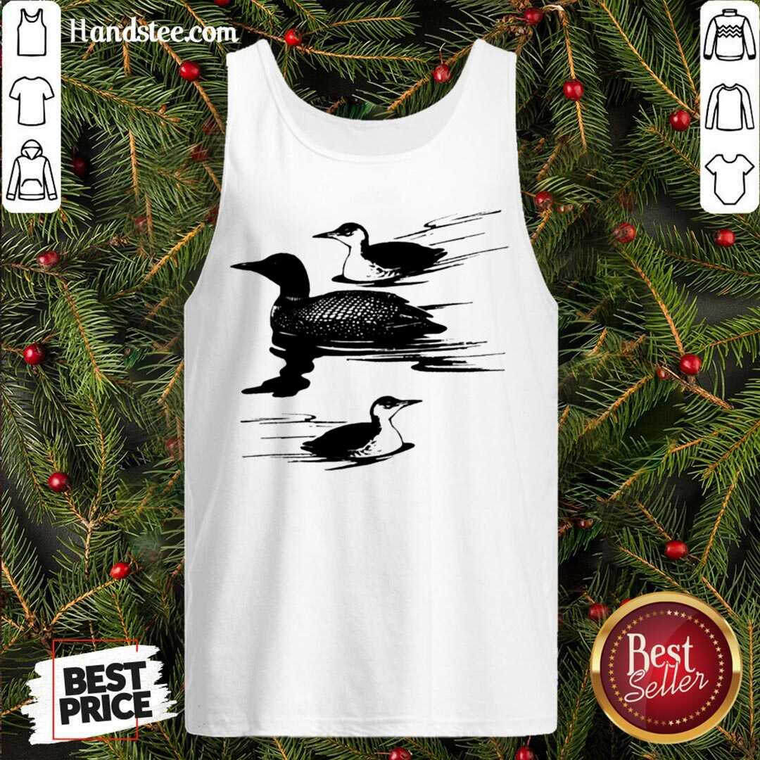 Nice Loons Beautiful Birds Freshwater Lake Birds Shirt