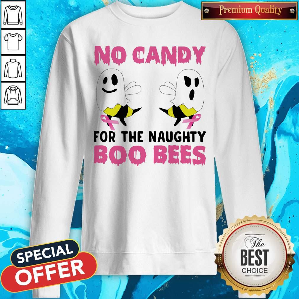 Nice No Candy For The Naughty Boo Bees Shirt