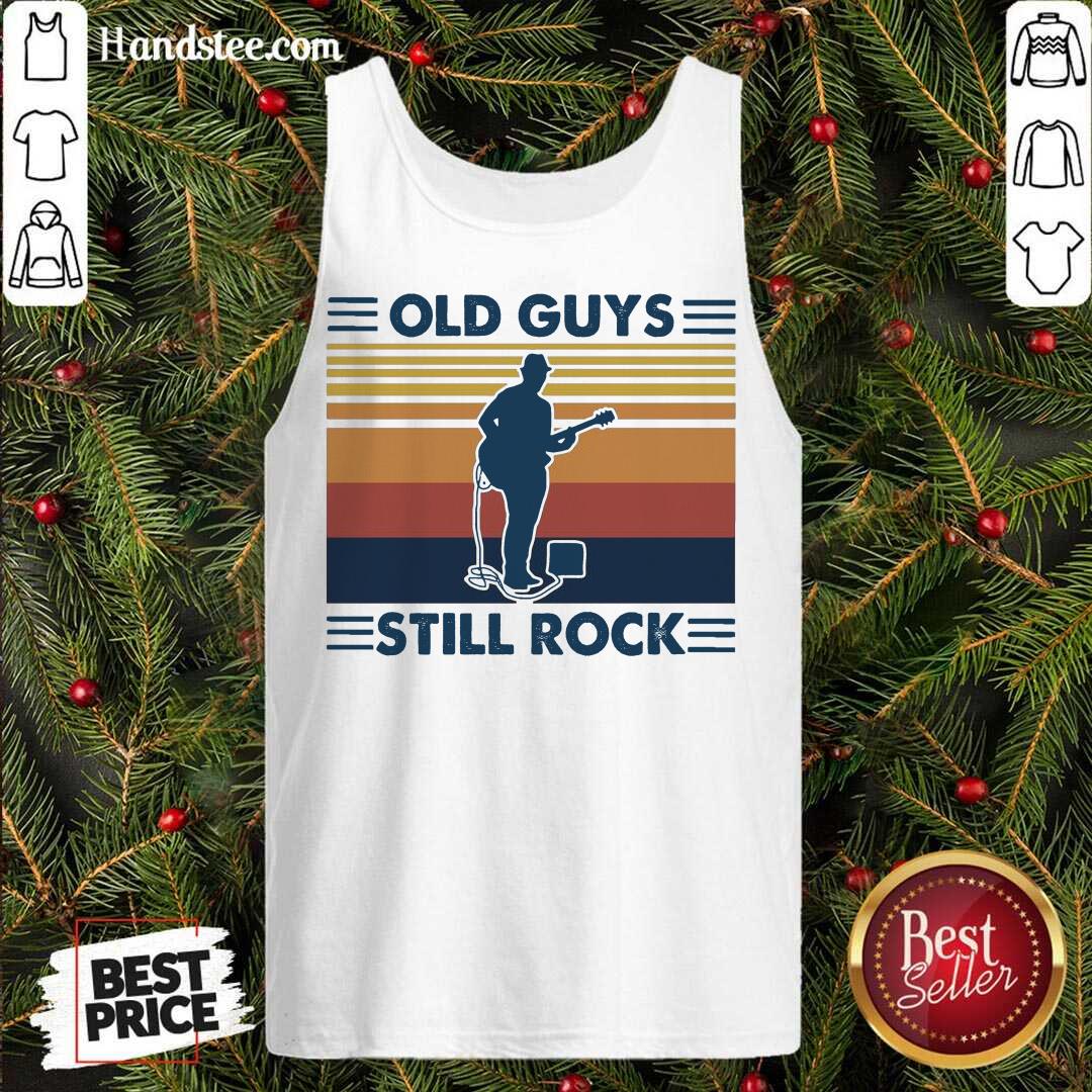 Nice Old Guys Still Rock Vintage Retro Shirt