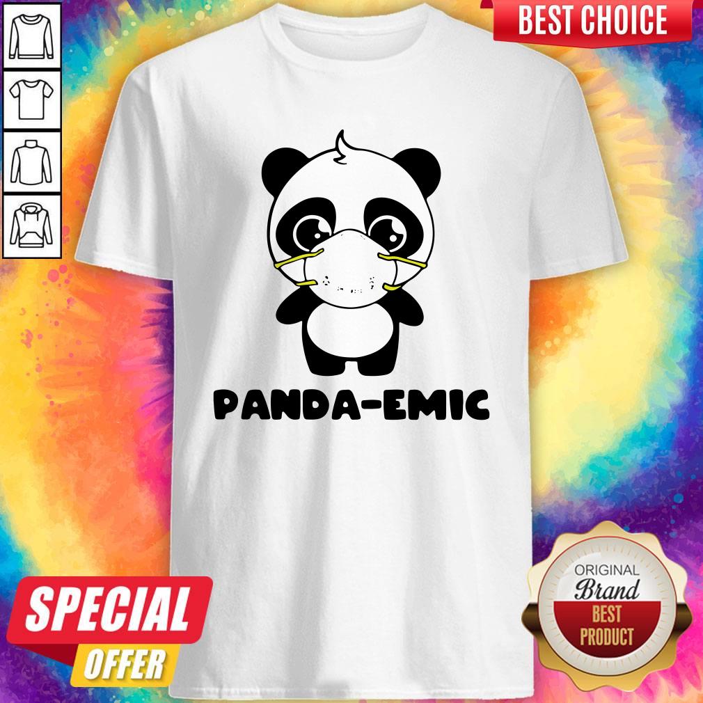 Nice Panda Emic Cute Quarantine Social Distancing Shirt