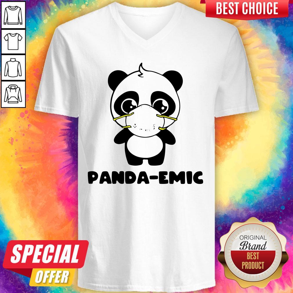 Nice Panda Emic Cute Quarantine Social Distancing Shirt