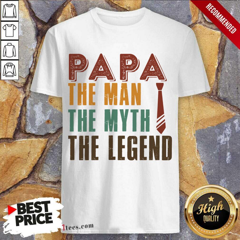 Nice Papa The Man The Myth The Legend Papa Bear Shirt
