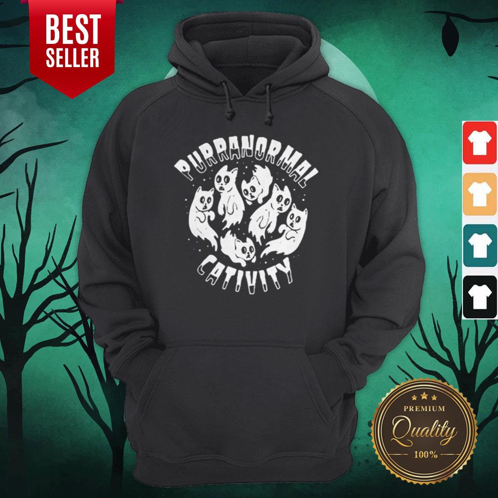 Nice Puranormal Cativity Cat Halloween Shirt