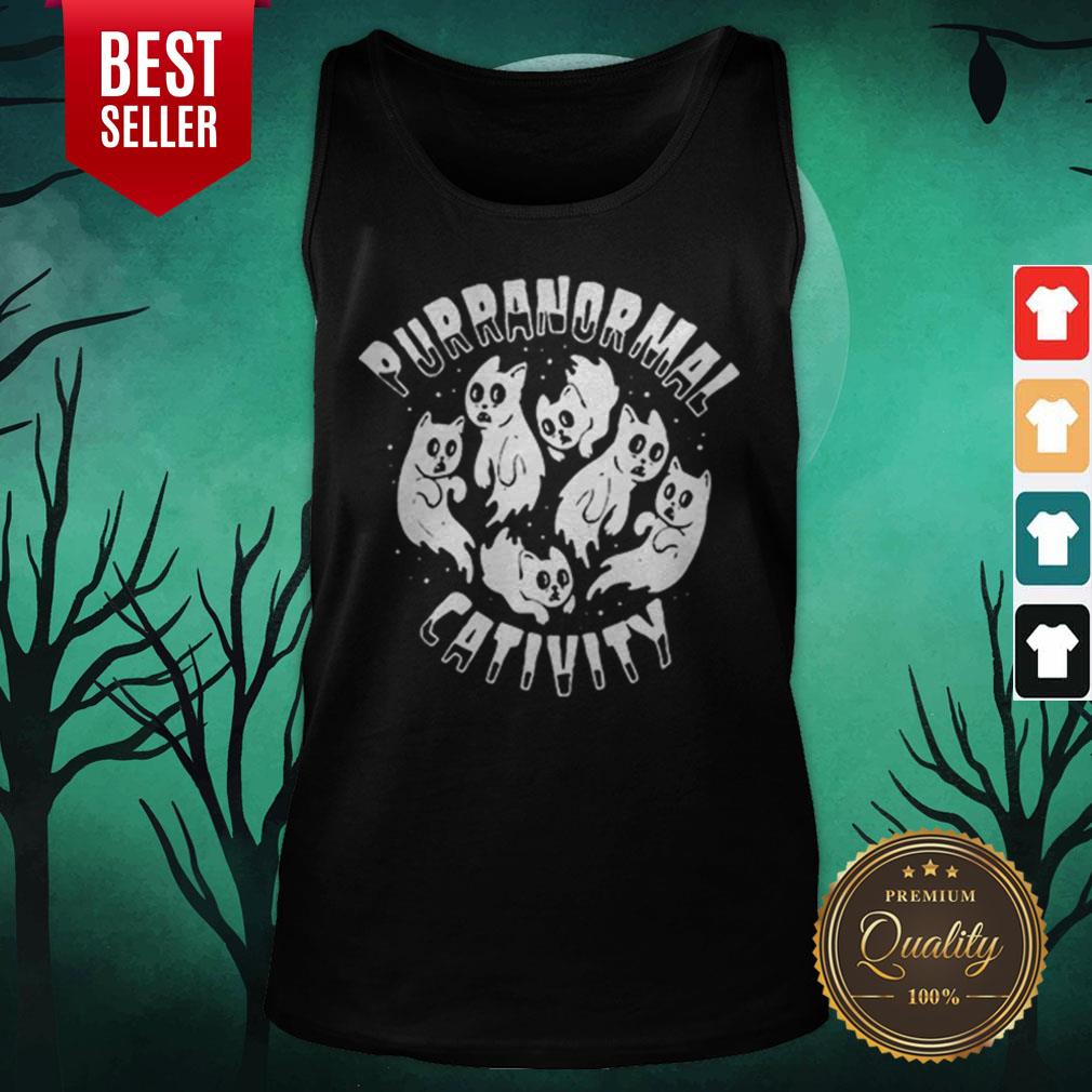 Nice Puranormal Cativity Cat Halloween Shirt