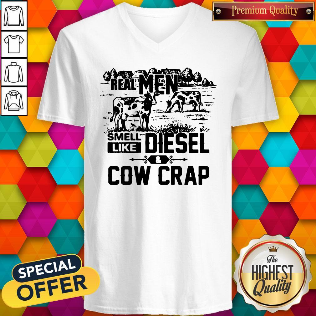 Nice Real Man Smell Like Diesel And Cow Crap Shirt
