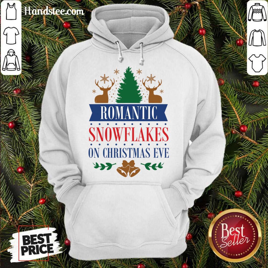 Nice Romantic Snowflakes On Christmas Eve Shirt