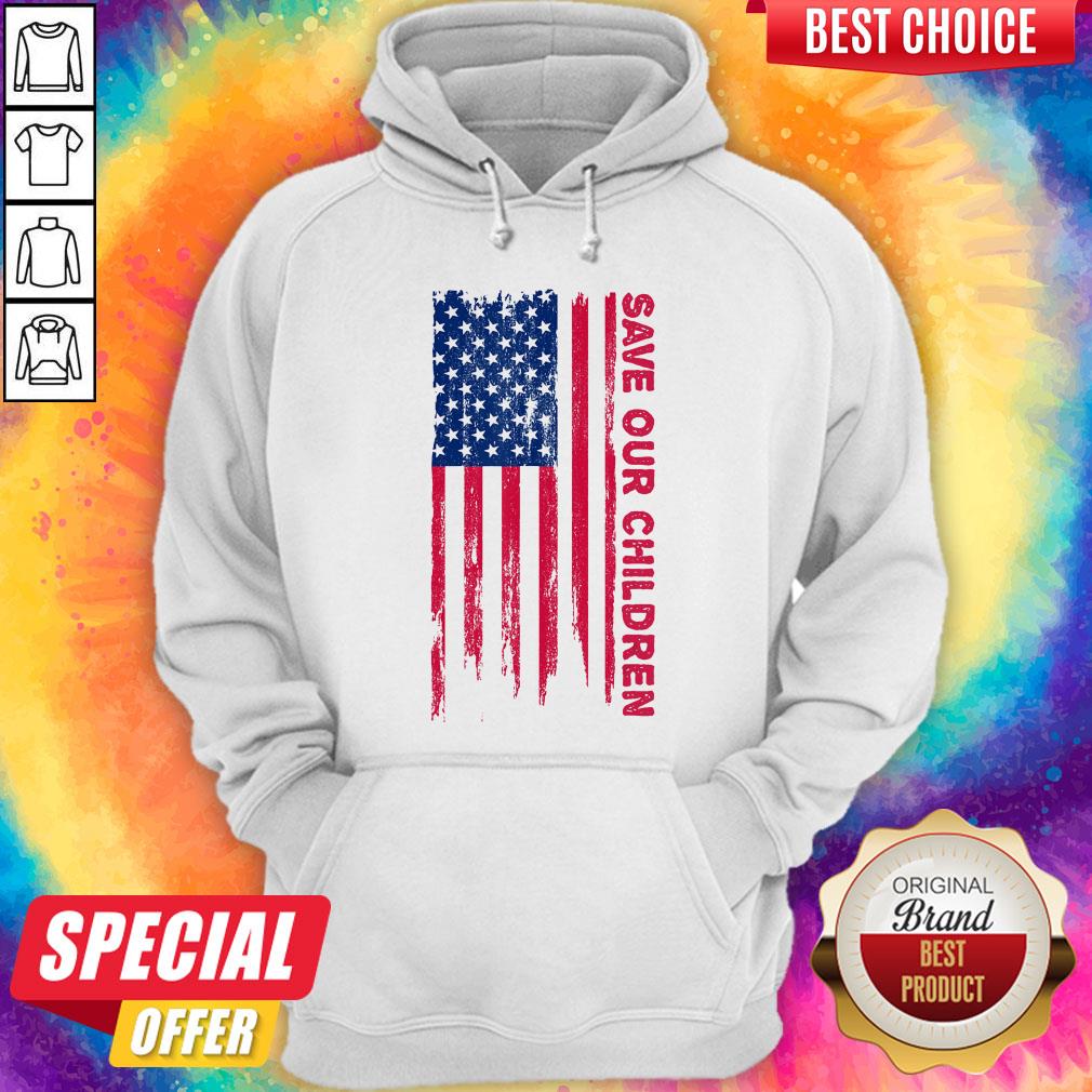 Nice Save Our Children American Flag Shirt