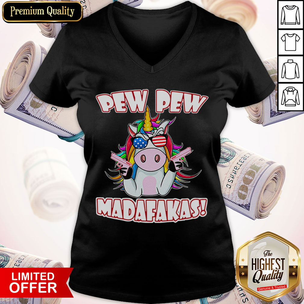 Nice Unicorn Pew Pew Madafakas Shirt