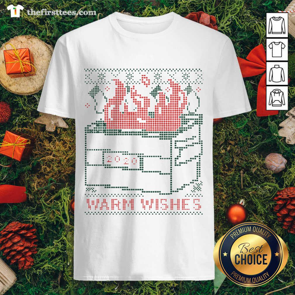 Nice Warm Wishes Dumpster Fire Shirt