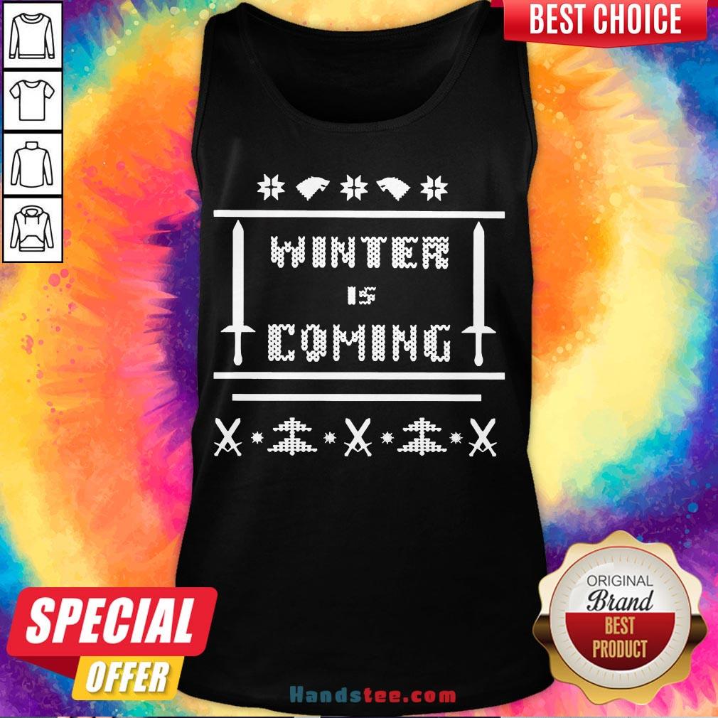 Nice Winter Is Coming Ugly Christmas Shirt